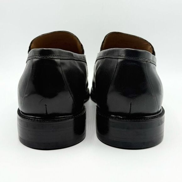 COLE HAAN GRAND OS Men's Dress Shoes Moc Toe Loafers Black Leather - US 15 Wide - Picture 5 of 13